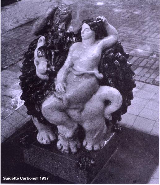 Femme au Lion 1937